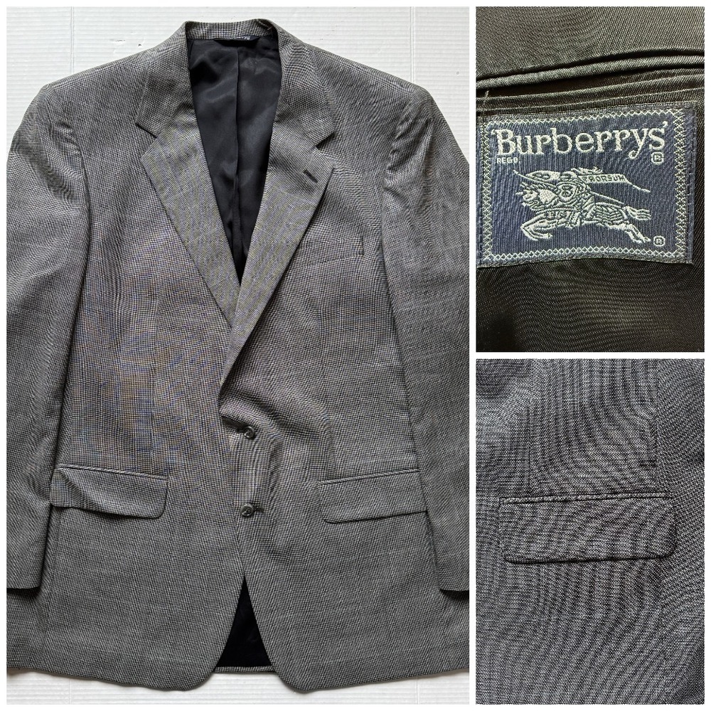 BURBERRY'S - Men's 100% Pure Wool Blazer Sport Coat - Size 48